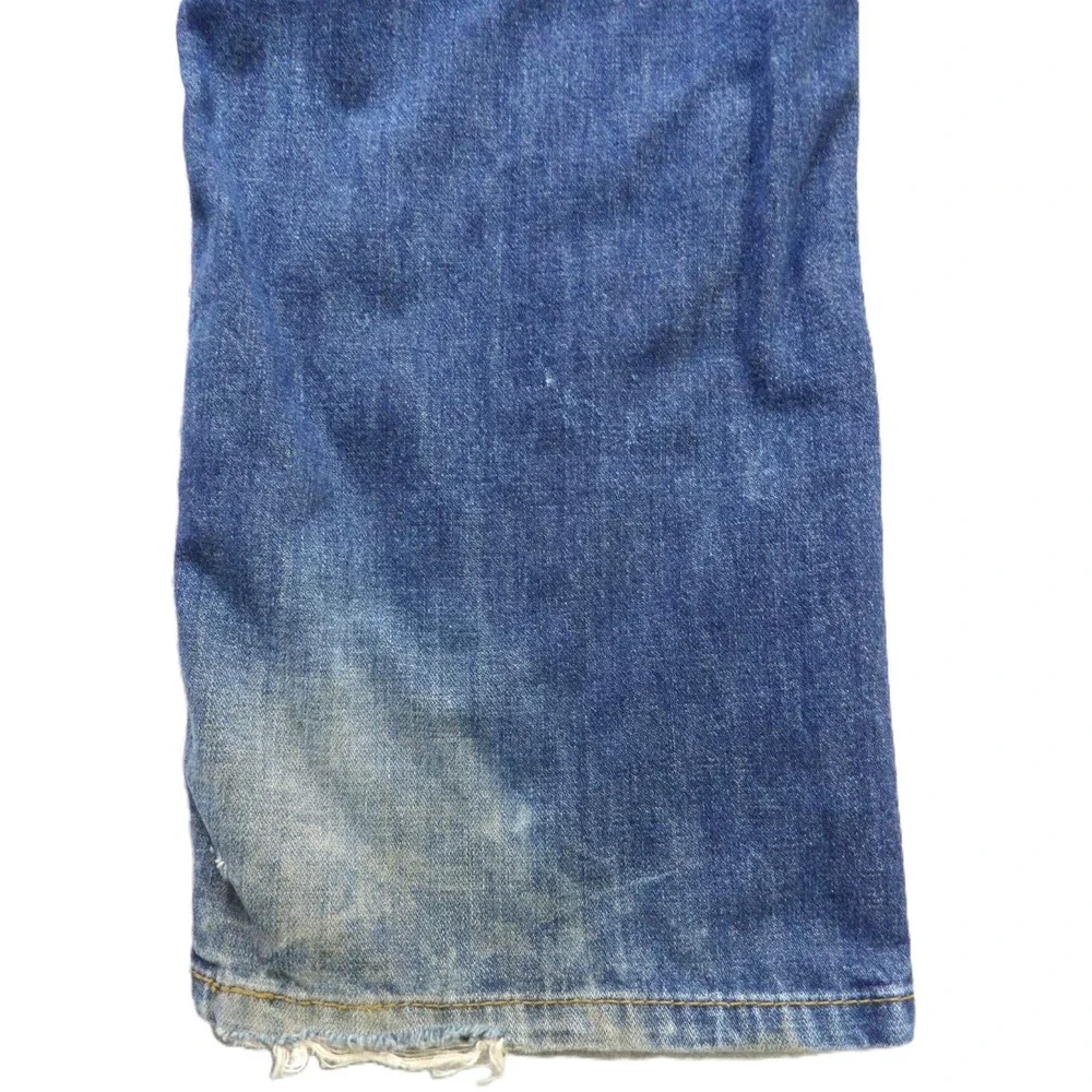 Levi's 569 Loose Straight Jeans Men W33 L34 Blue Denim Cotton Relaxed Casual